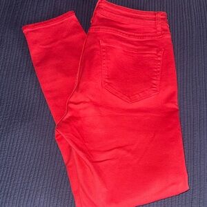 Vineyard Vines Women's coral Skinny Jeans